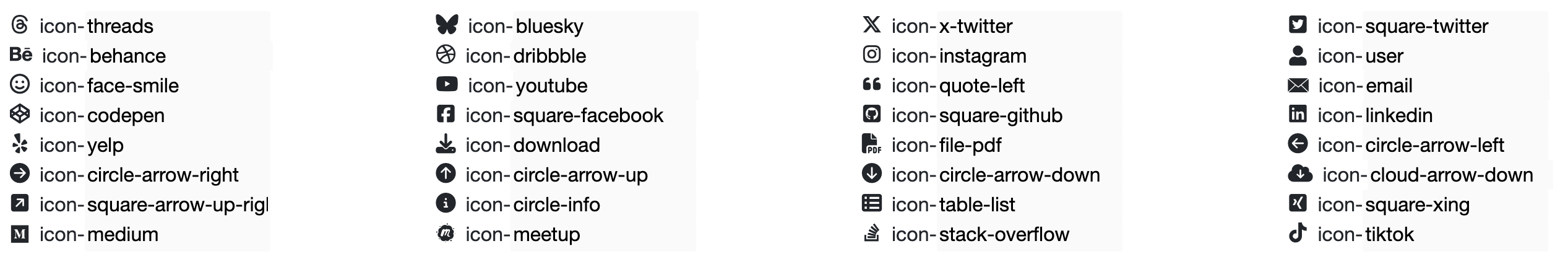 Icons